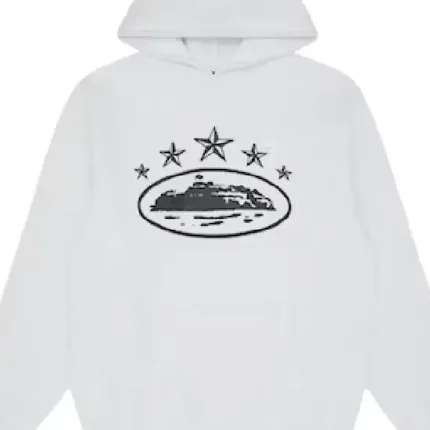 Cortiez 5 Starz Alcatraz Hoodie White