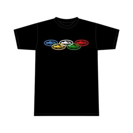 Corteiz Alcatraz Olympic-T-Shirt Black