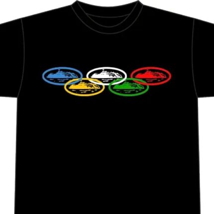 Corteiz Alcatraz Olympic-T-Shirt Black