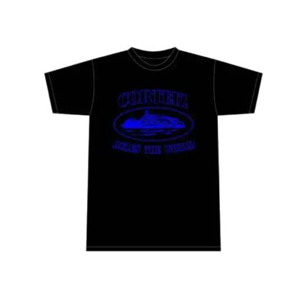 Corteiz Alcatraz T-Shirt Black Blue